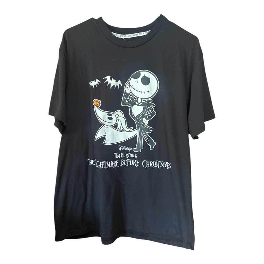 Disney Black Adult T-Shirt - The Nightmare Before Christmas